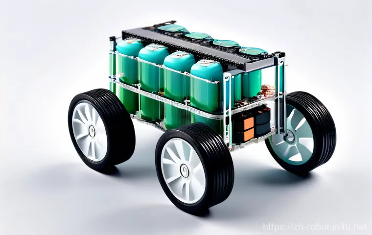로봇 배터리 기술 - **Prompt 2: Seamless Energy Flow - Robotic Charging Hub**
A dynamic scene depicting a bustling, ... 로봇 배터리 기술 - **Prompt 2: Seamless Energy Flow - Robotic Charging Hub**
A dynamic scene depicting a bustling, ...