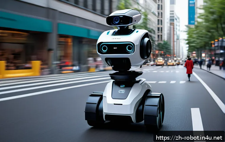 로봇의 양자 컴퓨팅 적용 - A futuristic autonomous robot equipped with multiple sensors&mdash;lidar, cameras, and ultrasonic devices&mdash;...